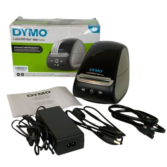 Dymo LabelWriter 550 Turbo Thermal Label Printer With Cables & Manual - Picture 1 of 9